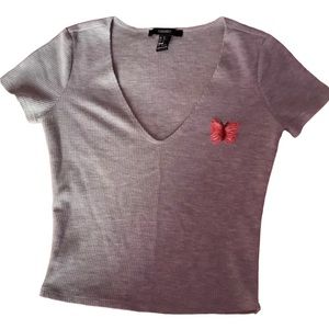 Size XS Forever 21 Cropped Tee